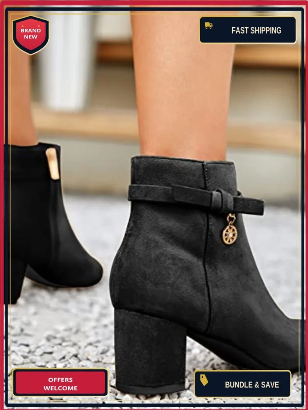 N/A chic ankle